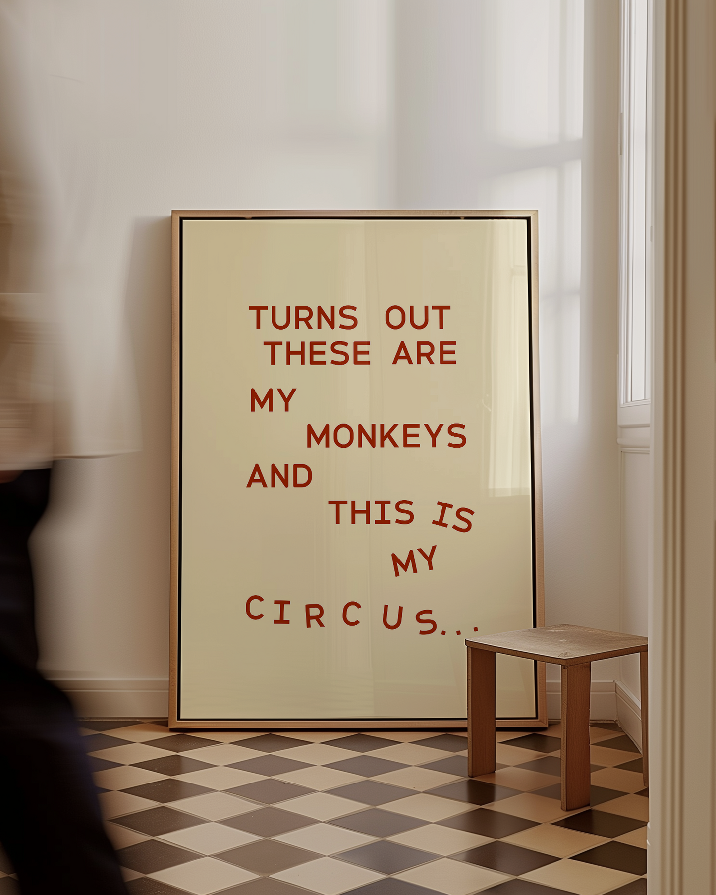 MONKEYS PRINT
