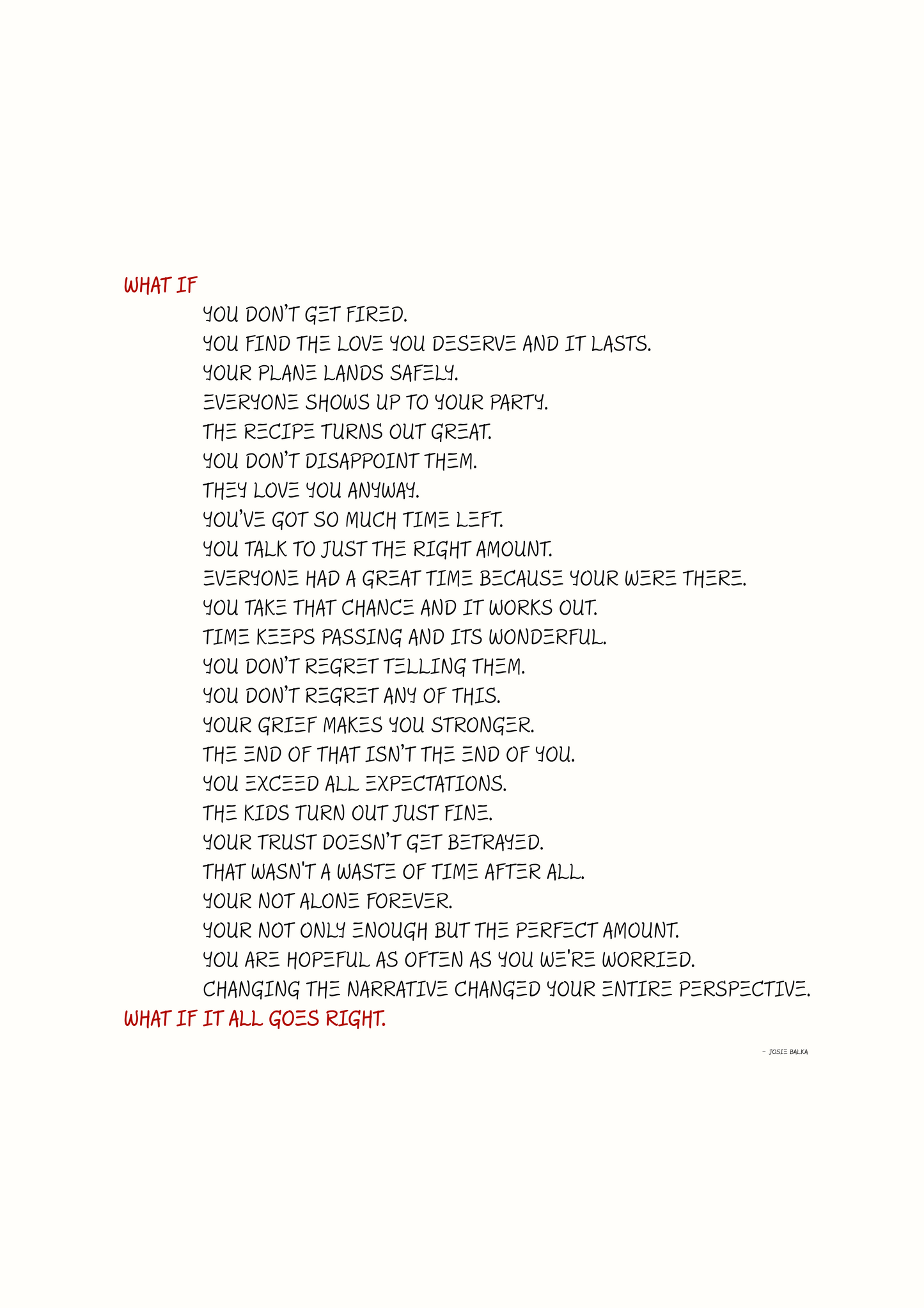 WHAT IF PRINT