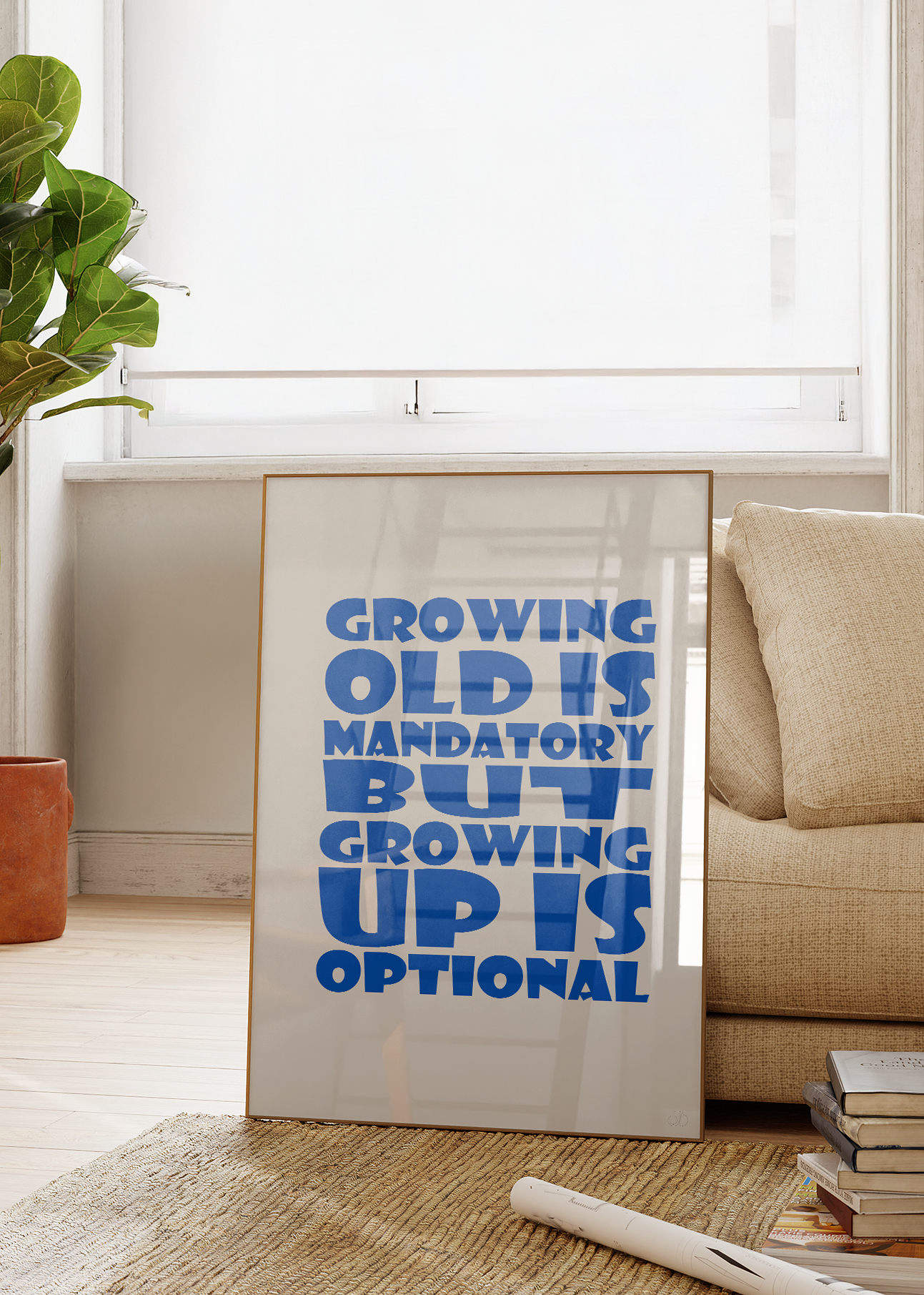 GROWING UP PRINT