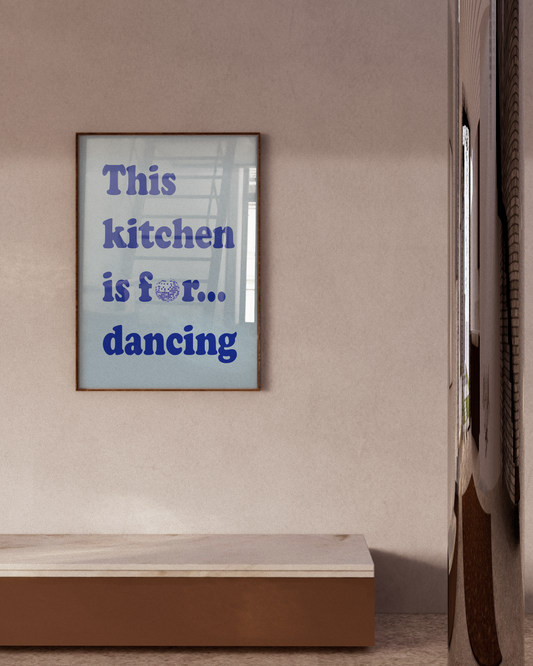 DANCING KITCHEN PRINT