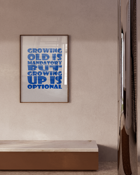GROWING UP PRINT
