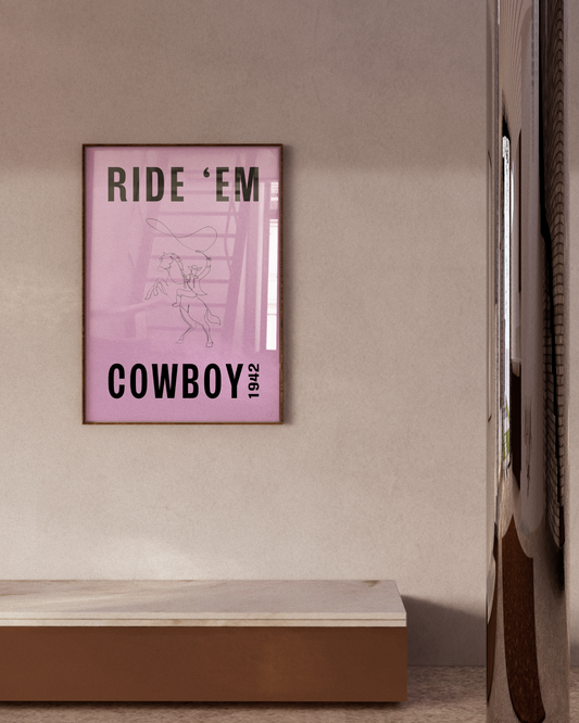 RIDE 'EM PINK PRINT